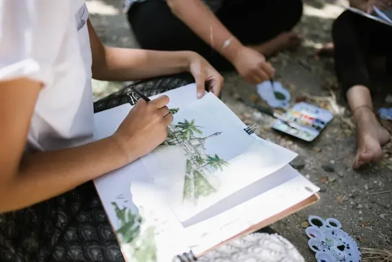 Watercolour and sketching workshop